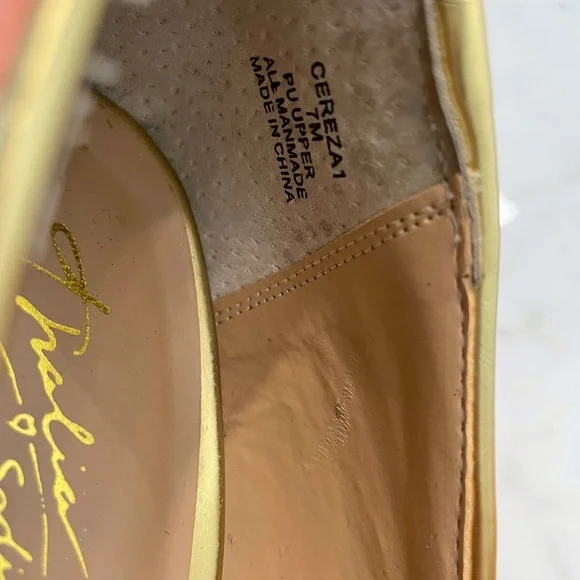 💞HP💞 Thalia Sodi Cereza US 7 Peep Toe Heels - Picture 9 of 9